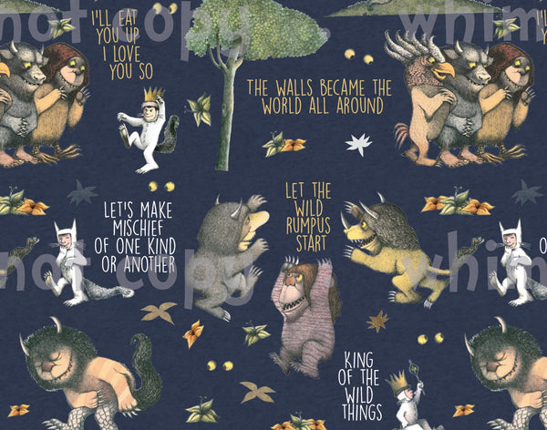 Fabric Wild Animals WT Main ON VARIOUS BASES