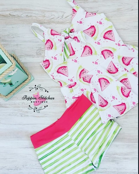Fabric Itty Bitty Watercolor Watermelons