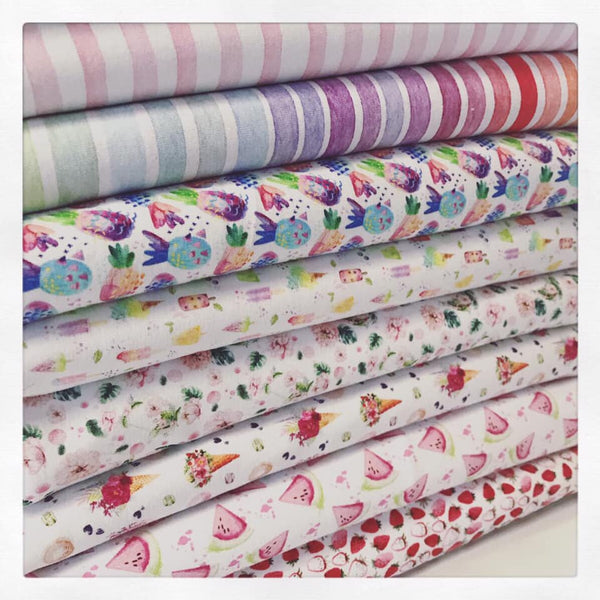 Fabric Itty Bitty Watercolor Watermelons
