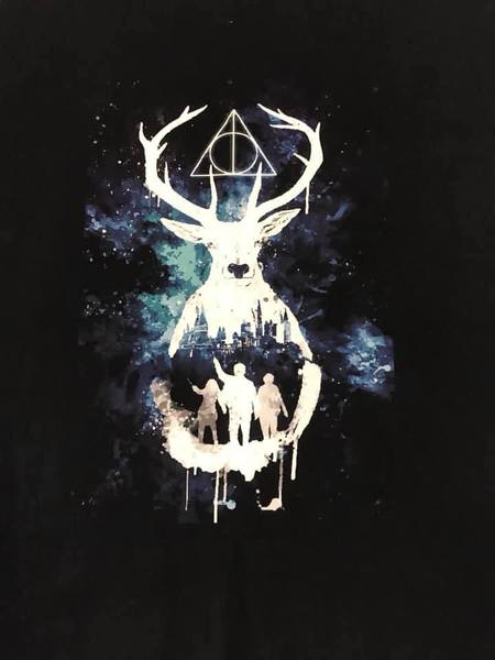 C227 Child Panel HP Watercolour Stag