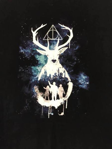 C227 Child Panel HP Watercolour Stag