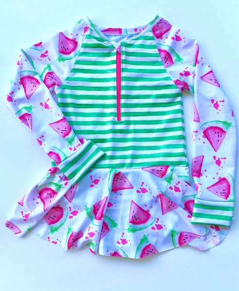 Child Panel Sweet Watermelon on SWIM Fabric