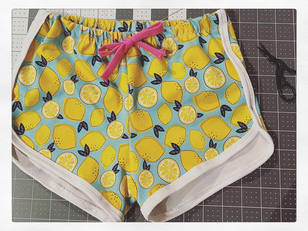 Fabric Scribble Lemons
