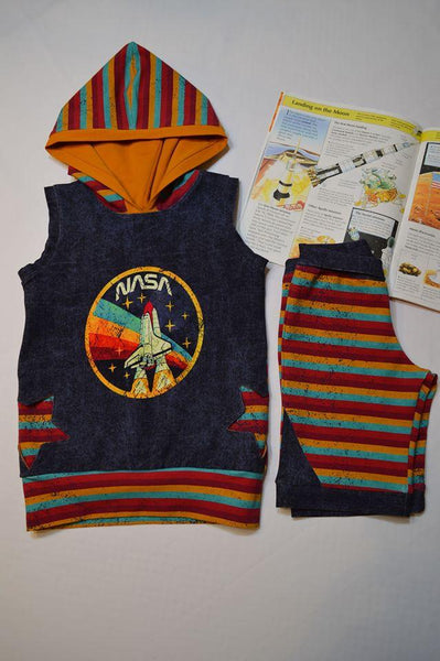 A1035 Adult/Romper Nasa