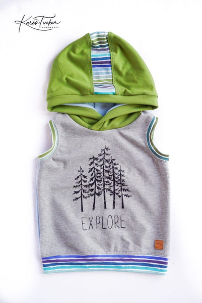 302H Explore Trees Child Panel (on HEATHER GREY)