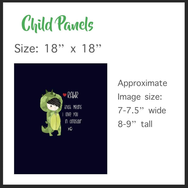 C087 Child Panel MNT Forest Spirit in Woods FULL Panel