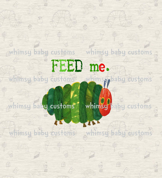 790O HC FEED ME HC on FAUX Oatmeal Child Panel