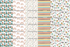 POT OF GOLD PREORDER: Earth Toned Rainbow Collection White