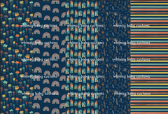 POT OF GOLD PREORDER: Earth Toned Rainbow Collection Navy