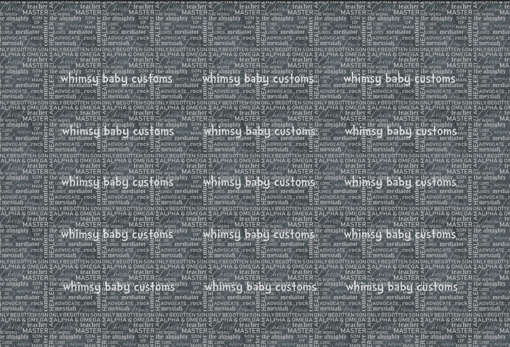 Fabric Different names of God On Various Bases