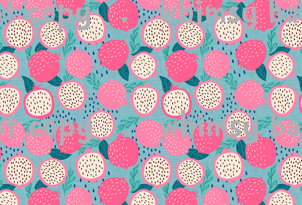 Fabric Dragon Fruit