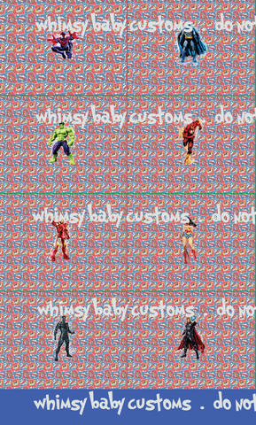 Mask Panel SET - Superheroes