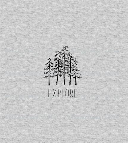 302H Explore Trees Child Panel (on HEATHER GREY)