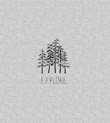 302H Explore Trees Child Panel (on HEATHER GREY)