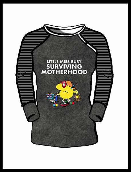 A1095 Little Miss Busy Surviving Motherhood Adult Panel