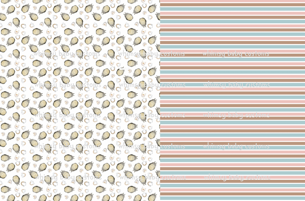 Half and Half T and Rainbows and Stripes on Swim