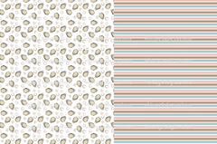 Half and Half T and Rainbows and Stripes on Swim