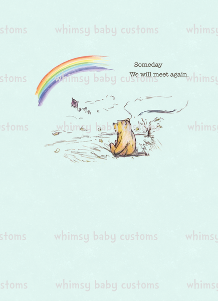 890 Child Panel WTPB Honey Bear Someday We Will Meet Again (Rainbow Baby)