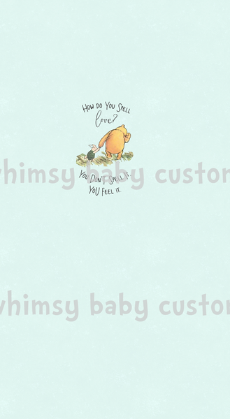 I004 Infant Panel Rapport - Honey Bear How Do You Spell Love