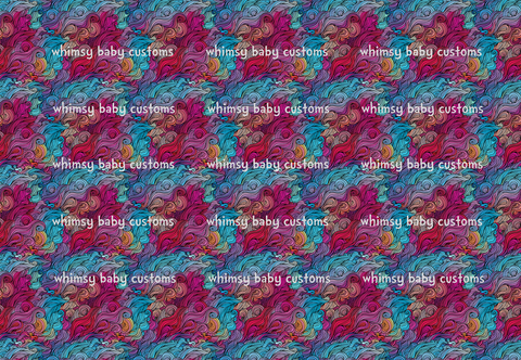 Fabric Mermaid Hair (Pink) (In YARDS)