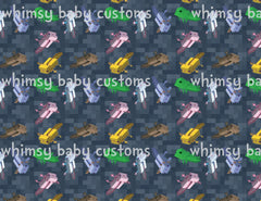 Fabric Mine Pursuit Axolotls