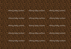 Fabric Mine Pursuit Brown Pixels