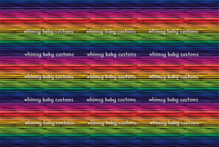 Rainbow Stripes on Black