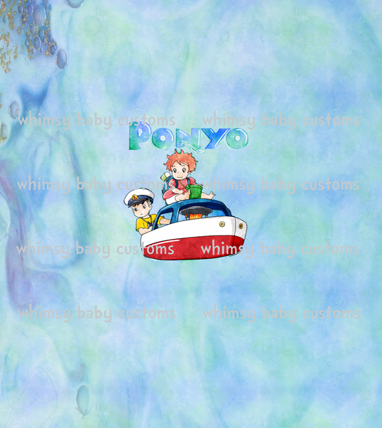 Yo Pon Fish Main Print Fabric