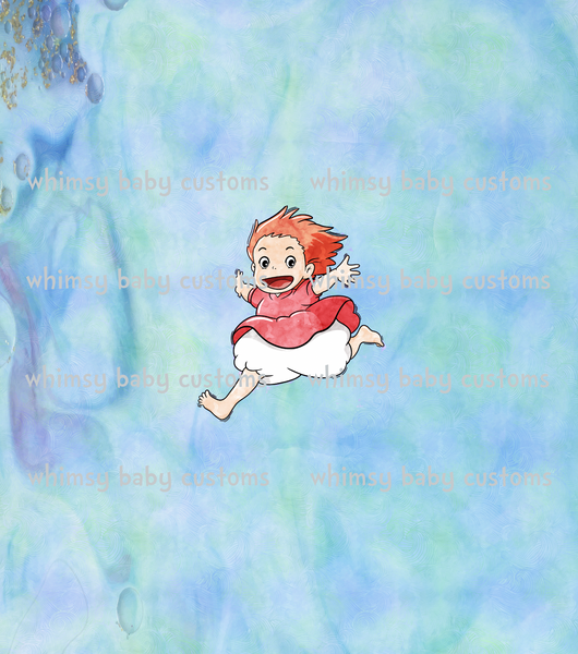 Yo Pon Fish Main Print Fabric