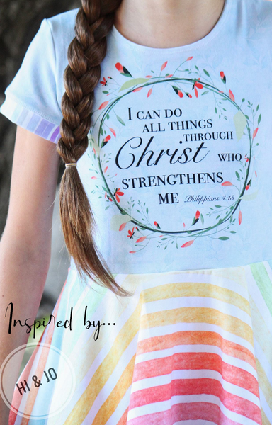 Rapport I Can Do All Things Through Christ (PINK)
