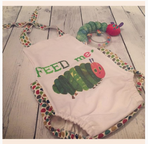 790O HC FEED ME HC on FAUX Oatmeal Child Panel