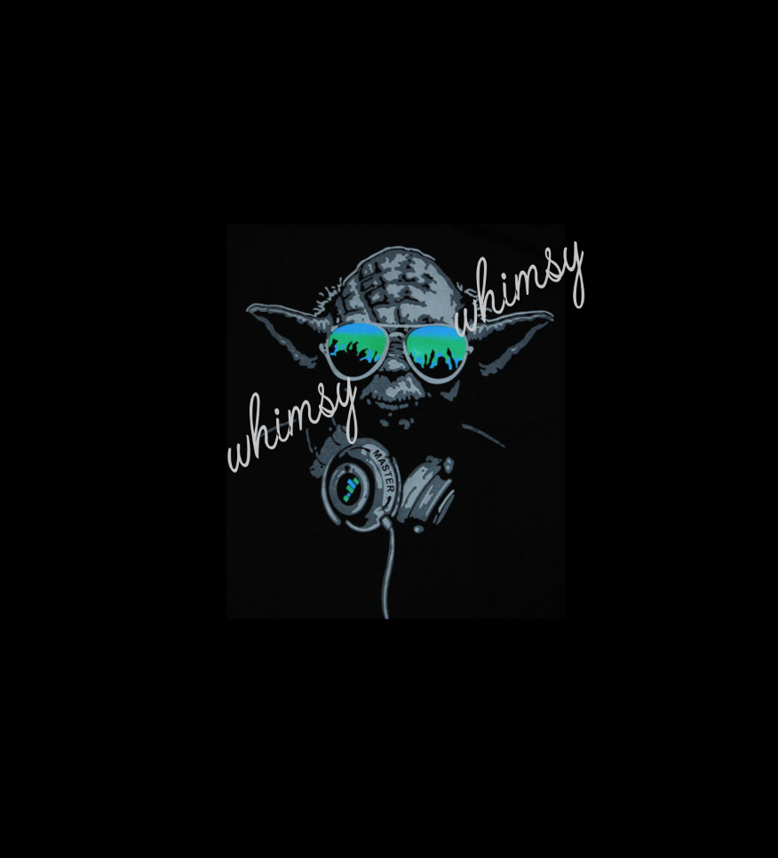 A1051 Hipster Green Guy with Blue Glasses Adult / Romper Panel