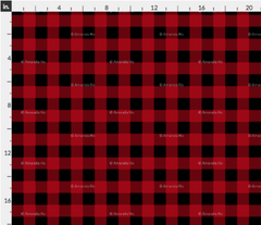 Fabric Red Buffalo Plaid