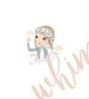N681 Fly Away Girl Child Panel