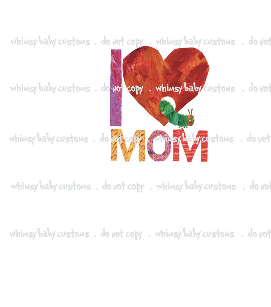 793 HC I Love Mom Child Panel