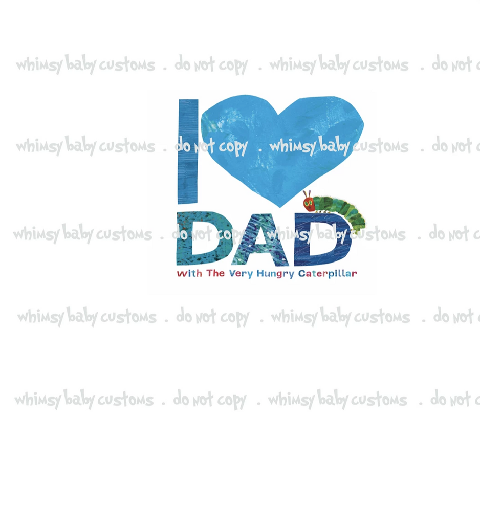 792 HC I Love Dad Child Panel