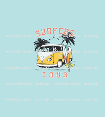 Surfer's Tour VW Bus Child Panel SWIM