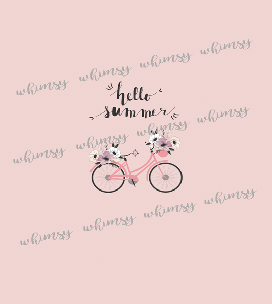 463 Hello Summer Bicycle Child Panel