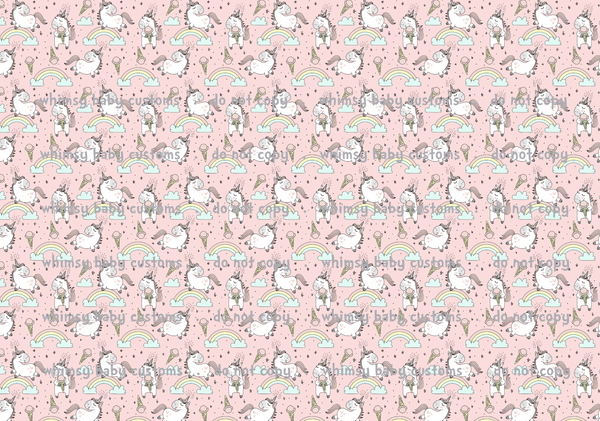 Unicorn Ice Cream (Pink)