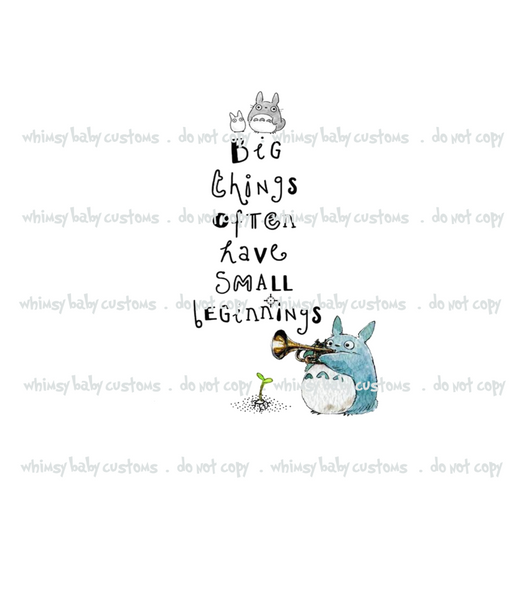 C075 Forest Spirit (MNT) Big Things Often Have Small Beginnings Child Panel