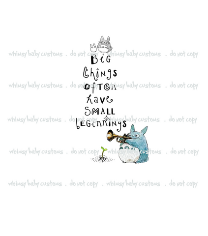C075 Forest Spirit (MNT) Big Things Often Have Small Beginnings Child Panel