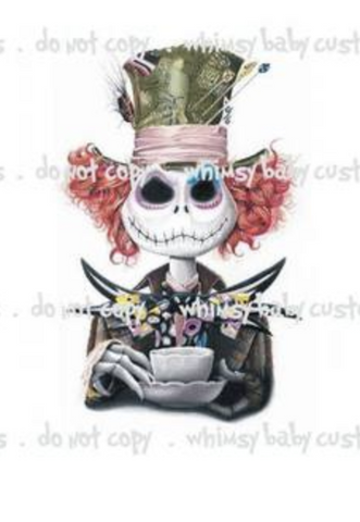 C024 Child Panel NBC Tim Burton Jack Skellington White