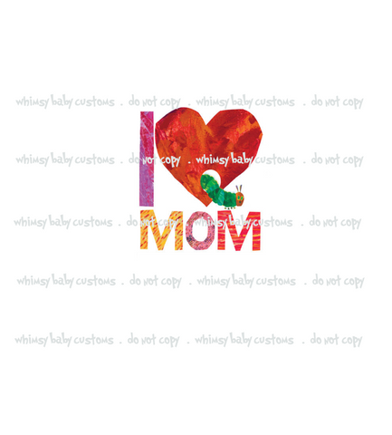 823 Child Panel BB I Love Mom