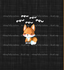 538 Child Panel Pew Pew Fox