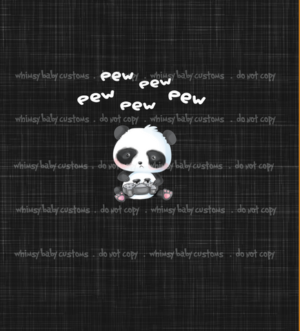 535 Child Panel Pew Pew Panda