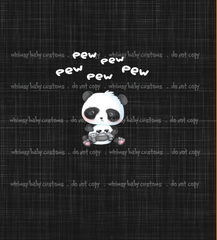 535 Child Panel Pew Pew Panda