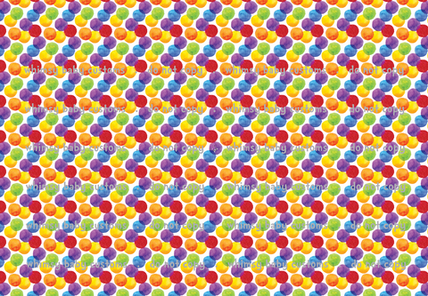 Watercolour (Watercolor) Dots Version II Fabric (Hungry Caterpillar Brown Bear)