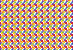Watercolour (Watercolor) Dots Version II Fabric (Hungry Caterpillar Brown Bear)