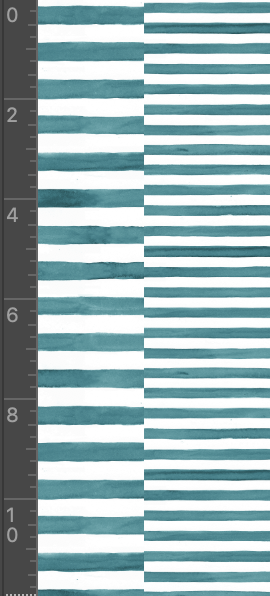 Watercolour PIN Stripes Red