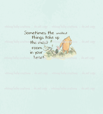 A1096 Adult Panel WTPB Honey Bear Sometimes The Smallest Things
